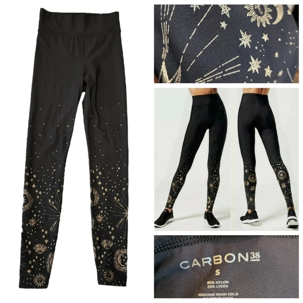Carbon38 Highrise Galaxy Cosmic Leggings